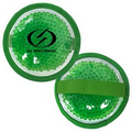 Cloth Round Green Hot/ Cold Pack with Gel Beads